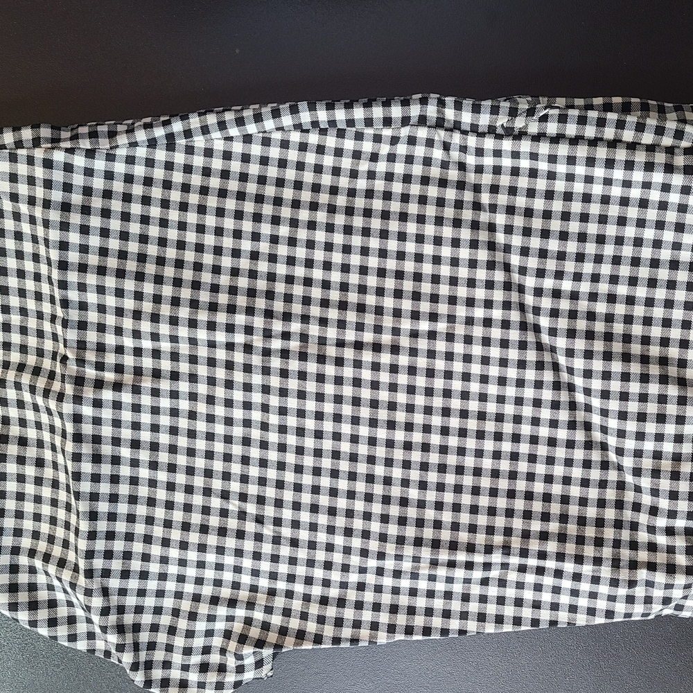 Black & White Checked Capri Pants
